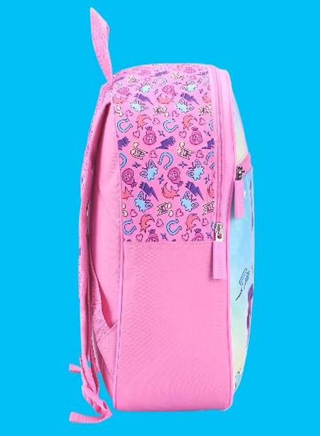 STRIDERS حقيبة ظهر مدرسية فاخرة للأطفال من ستريدرز بتصميم ماي ليتل بوني | حقيبة ظهر عصرية خفيفة الوزن | أحزمة مبطنة مريحة وأجنحة قابلة للفصل | مغامرات سحرية ممتعة | 16 بوصة - Image 2